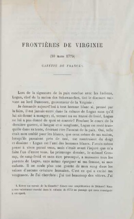 Frontières de virginie