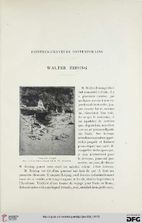 4. Pér. 1.1909: Walter Zeising : peintres-graveurs contemporains