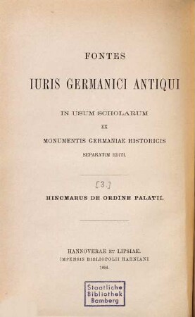 De ordine Palatii