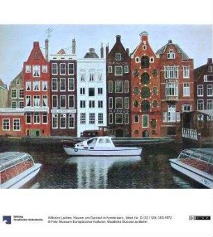 Häuser am Damrak in Amsterdam.