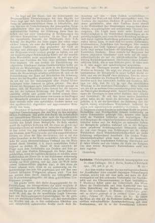 698-700 [Rezension] Vaihinger, Hans (Hrsg.), Kantstudien. Philosophische Zeitschrift. Bd. 7