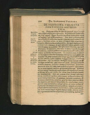 De Versione Vulgata Pontificiis Authentica