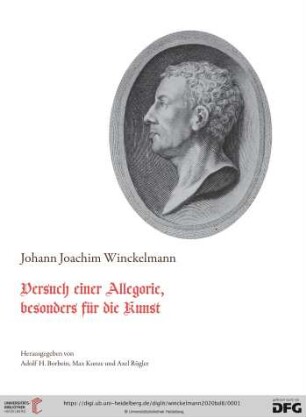 Band 8: Schriften und Nachlaß: Versuch einer Allegorie, besonders für die Kunst : Dresden 1766 : Text und Kommentar