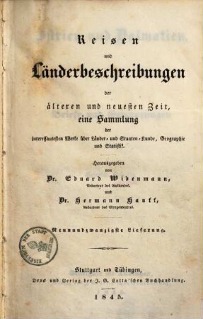 Istrien und Dalmatien : Briefe und Erinnerungen