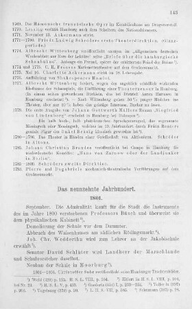 Das neunzehnte Jahrhundert.