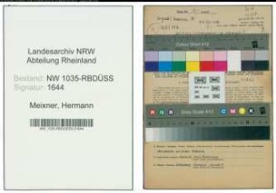 Entnazifizierung Hermann Meixner , geb. 16.07.1891 (Maurer)