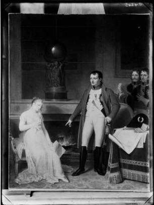 Badenweiler Gemälde der Königin Luise von Preußen und Napoleon in Tilsit (um 1807)
