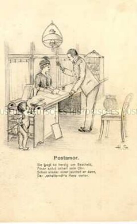 Amor im Postamt