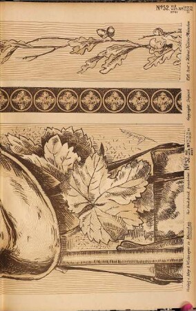 Musterblätter für Holzbrand-Malerei. 52. [1895]