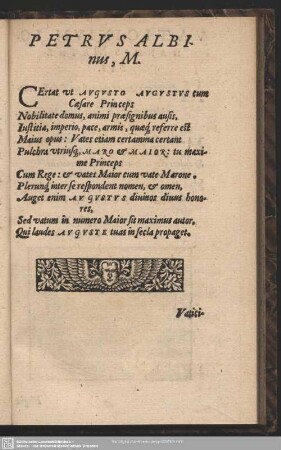 Petrus Albinus, M.