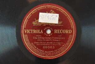 The swing song : (Veronique) / (Eldes - Greenbank - Messager)