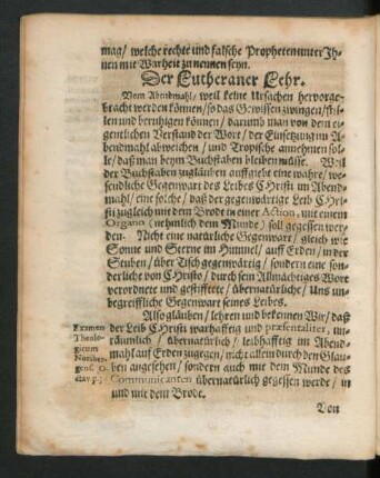 Der Lutheraner Lehr.