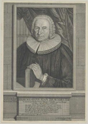 Bildnis des Iohann Adam Tresenreuter