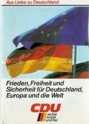 Propagandaschrift der CDU zur Bundestagswahl 1976