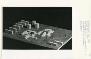 Schule Neu-Altona, Hamburg-Altona (Diplomarbeit bei Bernhard Hermkes): Modellfoto