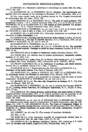 11-13, References bibliographiques
