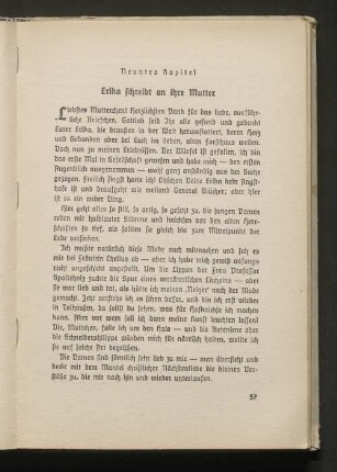Erika schreibt an ihre Mutter