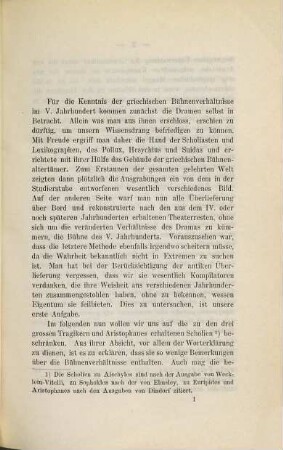 Die scenischen Anweisungen in den Scholien zu Aischylos, Sophokles, Euripides und Aristophanes und ihre Bedeutung für die Bühnenkunde