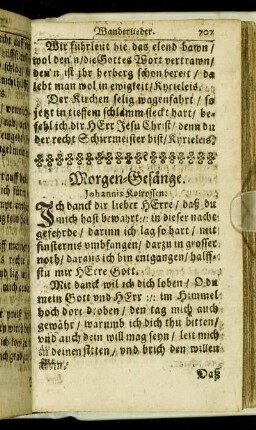 [Morgen- und Abendgesänge.]