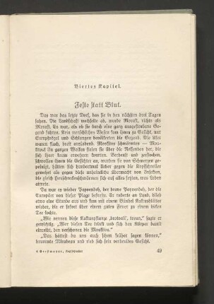 Feste statt Blut.