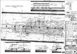 Stuttgart Hbf: Werkplan Schaltanlagen, Traforaum, Signalraum km 0.085 - 0.045 / Be- und Entwässerung S-Bahntunnel Block 2.3