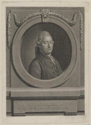 Bildnis des Carl Georg Heinr. v. Hoym