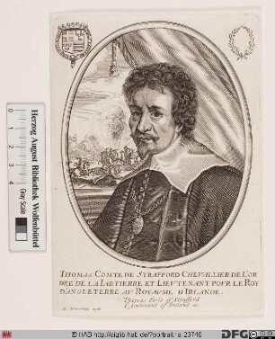 Bildnis Thomas Wentworth, 1640 1. Earl of Strafford