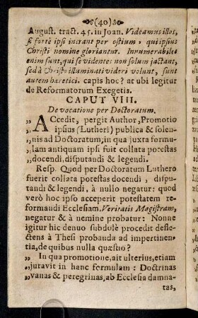 40-47, Caput VIII