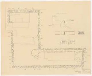Garten an der Stuttgarter Gardinenfabrik, Herrenberg: Pflanzplan Randpflanzung M 1:200, 1:50, 1:2