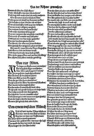 Von vier Abten
