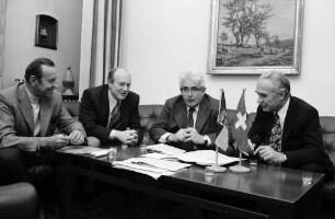 Freiburg: Regierungspräsidium; Besuch einer Schweizer Delegation aus Aarau