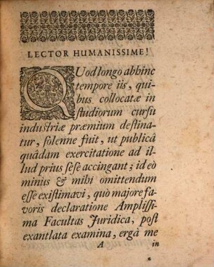 Diss. inaug. de renovatione investiturae