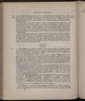 Section VI. Trigonometry.