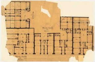 Geschäftshäuser am Werderschen Markt (Werderhäuser), Berlin: Grundriss EG