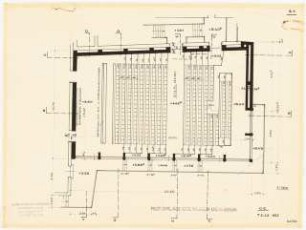 Technische Universität Berlin Elektrotechnische Institute, 2. Bauabschnitt: Obergeschoss 1:100
