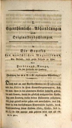 Archiv für den thierischen Magnetismus. 10, 10. 1821