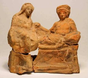 Mann und Frau auf Kline