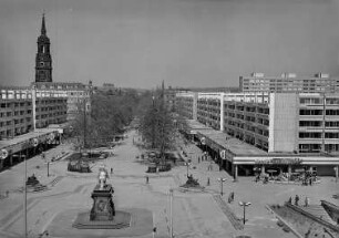Neustädter Markt, Hauptstraße : Dresden, Neustädter Markt, Hauptstraße