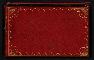 Kassette mit Goldprägung und Marmorpapier