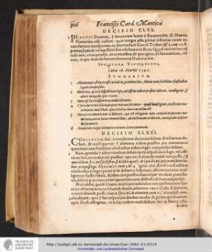Decisio CLXXI