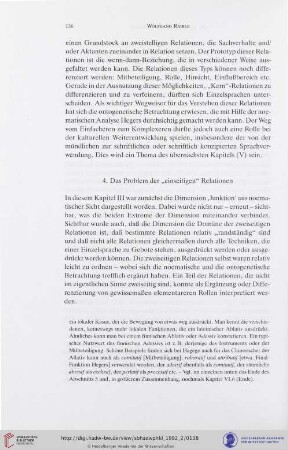 4. Das Problem der "einseitigen" Relationen