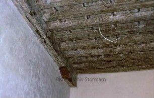 Schloß Reinbek: Ostflügel: Holzdecke