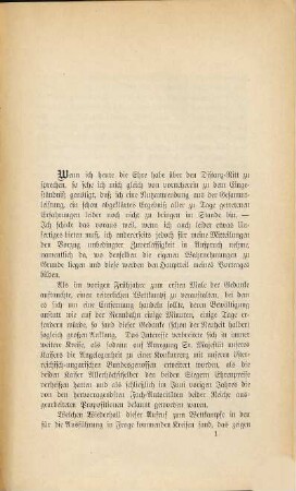 Ein Distanzritt Berlin - Wien : Vortrag gehalten im Casino des kgl. bayer. 4. Chev.-Regts.