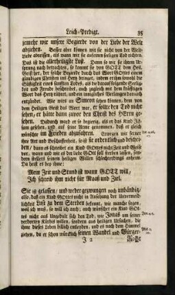 35 - 46, Meine Zeit und Stund ist wann Gott will ...