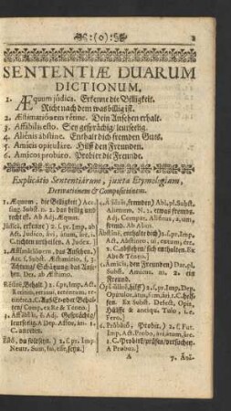 Sententiae Duarum Dictionum.