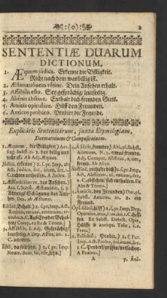 Sententiae Duarum Dictionum.