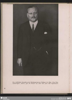 Oberbürgermeister Professor Dr. Most