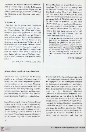 39: Alternativen zum Lehramts-Studium