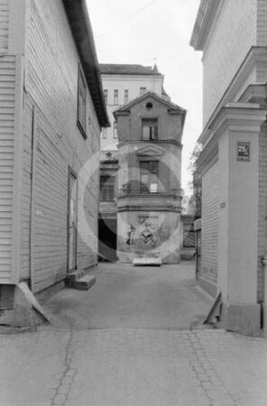 Wohnhaus in einem Hinterhof in Riga