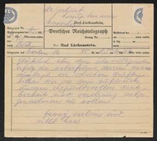Brief von Willy Haas an Gerhart Hauptmann